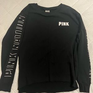 Pink crew neck sweater
